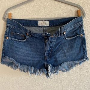 Free People jean shorts